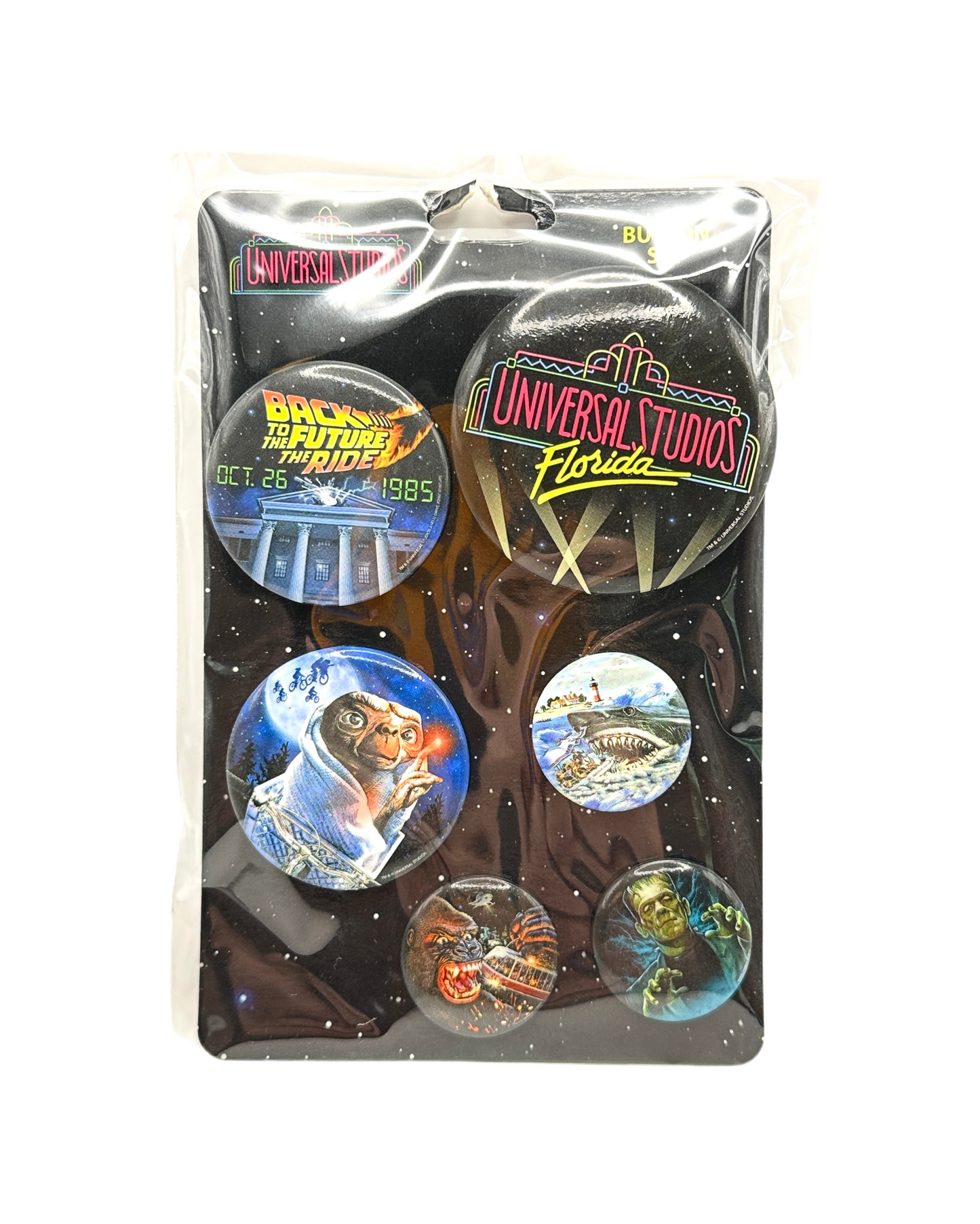 Retro Universal Studios Florida Buttons