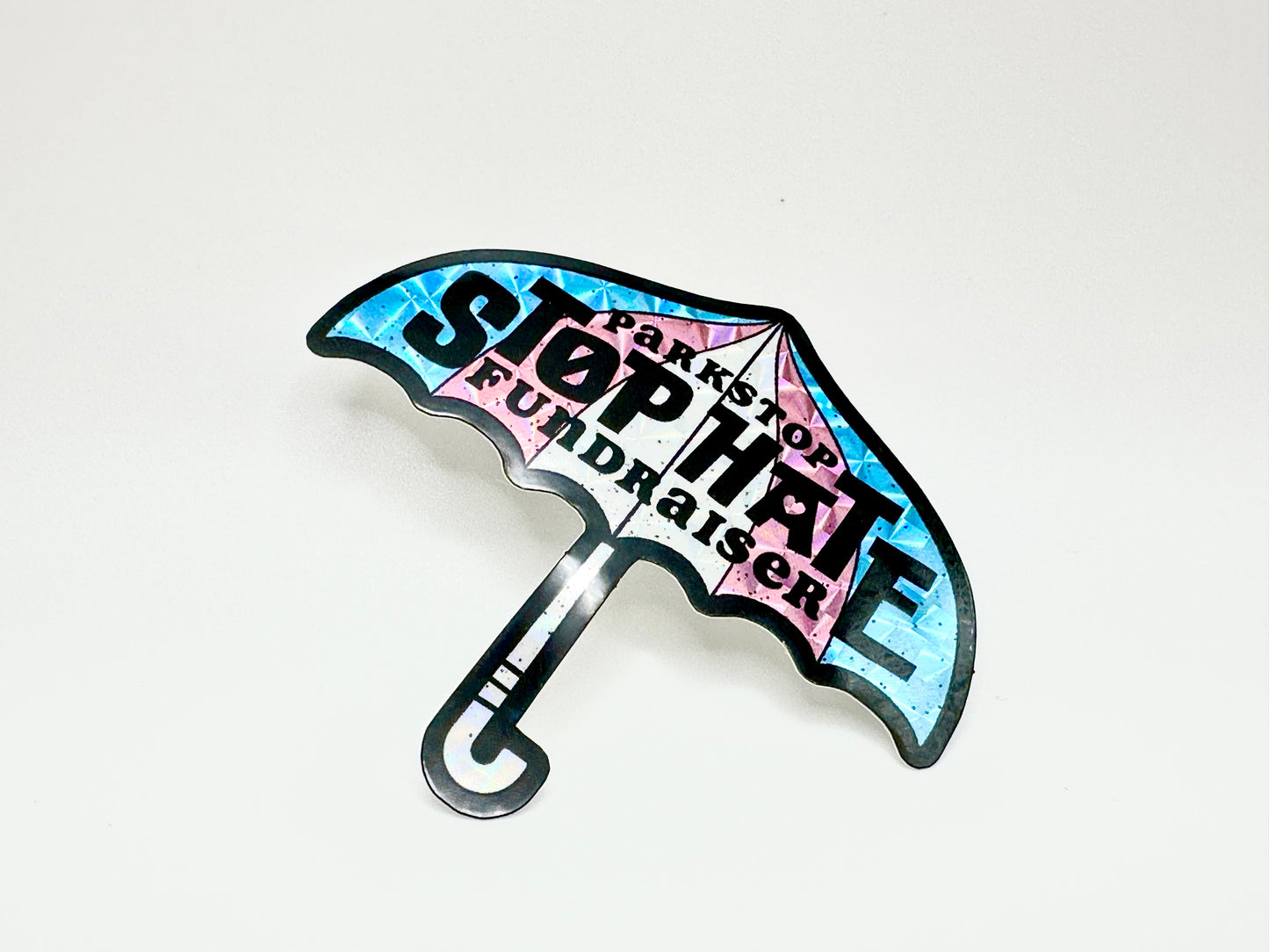 Umbrella Trans Prismatic Pride Sticker