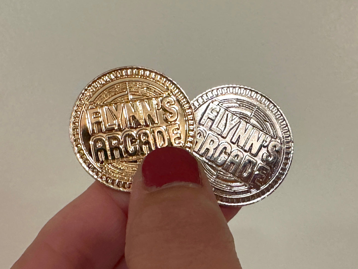 Flynn's Arcade Souvenir Tokens