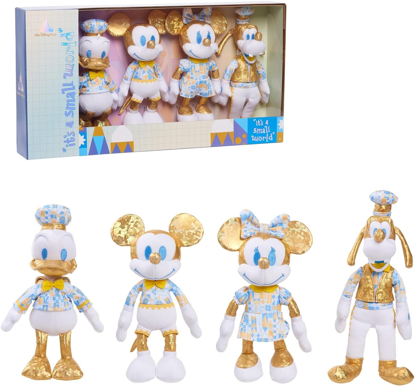 It's a Small World WDW 50th Character Plush Set