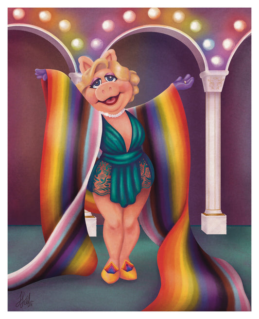 "The Loot of the Rainbow Connection" Print by Jessica Feldman
