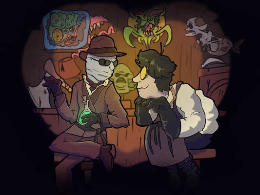 "Late Night at the Burning Blade" Print by Andrew Young