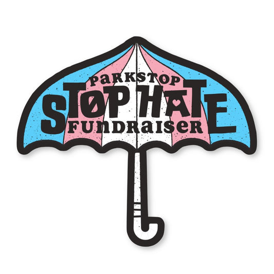 Umbrella Trans Prismatic Pride Sticker