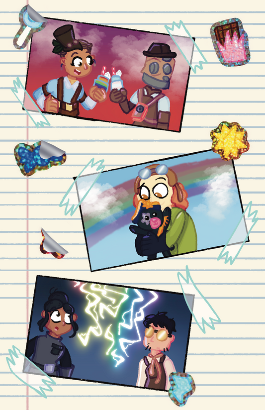 "Scrapbook Page" Print by fairydraws