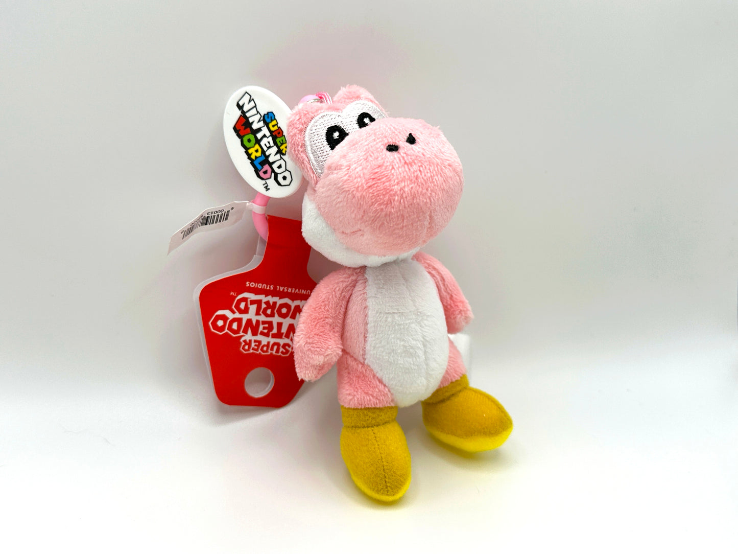 Pink Yoshi Plush Super Nintendo World Clip On