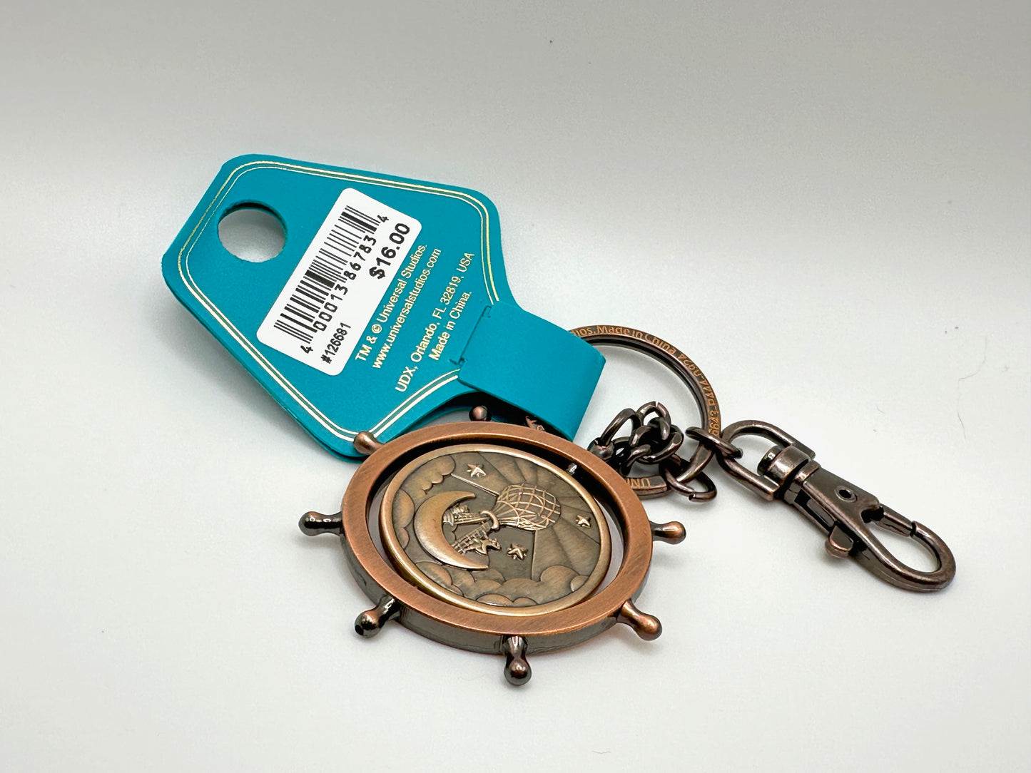 Moonship Chocolates Logo Keychain