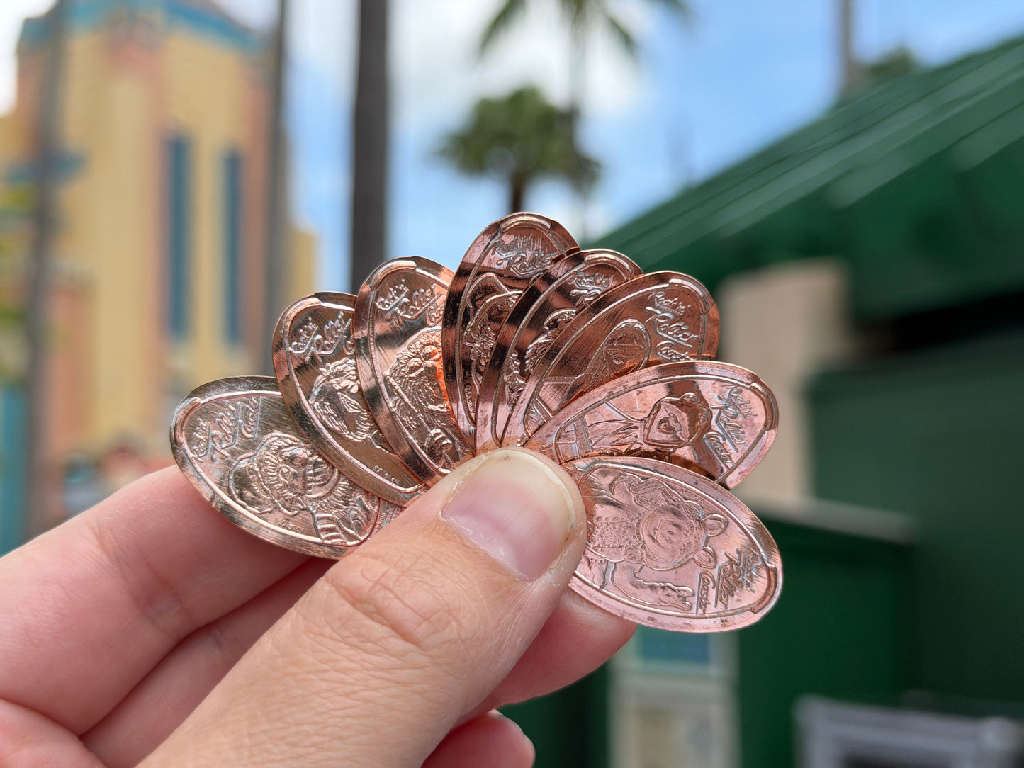 Full Pressed Penny Set Rock 'n' Roller Coaster Starring The Muppets