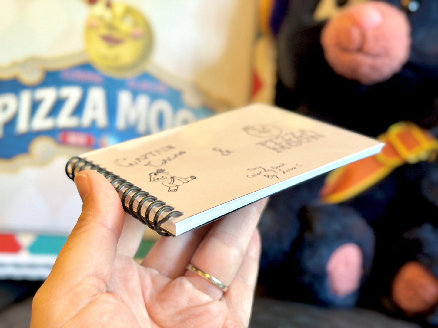 "Captain Cacao and Pizza Moon Tiny Coloring Book" by Jaime Tiny Themepark Art