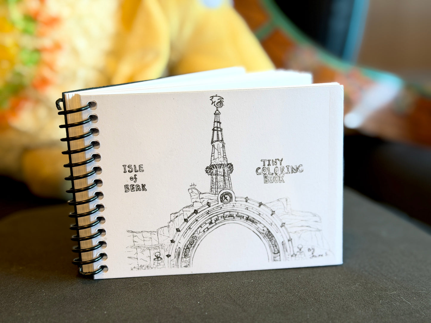 "How to Train Your Dragon Tiny Coloring Book" by Jaime Tiny Themepark Art