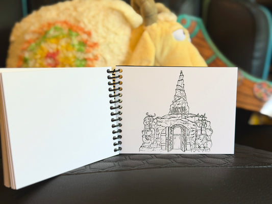 "How to Train Your Dragon Tiny Coloring Book" by Jaime Tiny Themepark Art