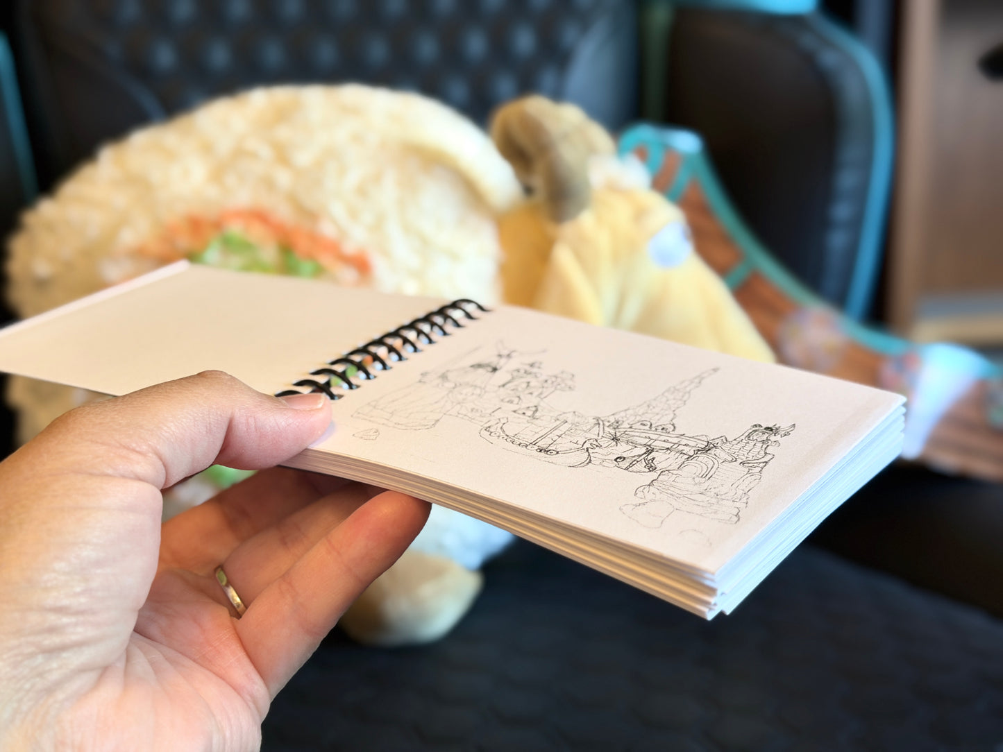 "How to Train Your Dragon Tiny Coloring Book" by Jaime Tiny Themepark Art