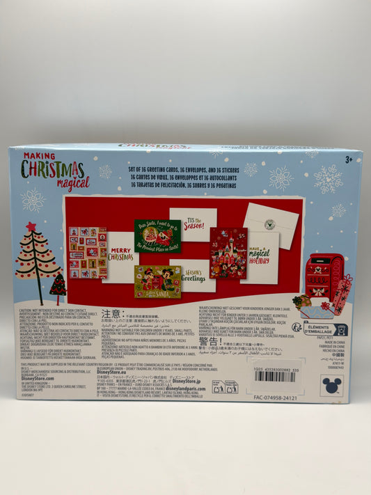 Disney 16 Christmas Card Set