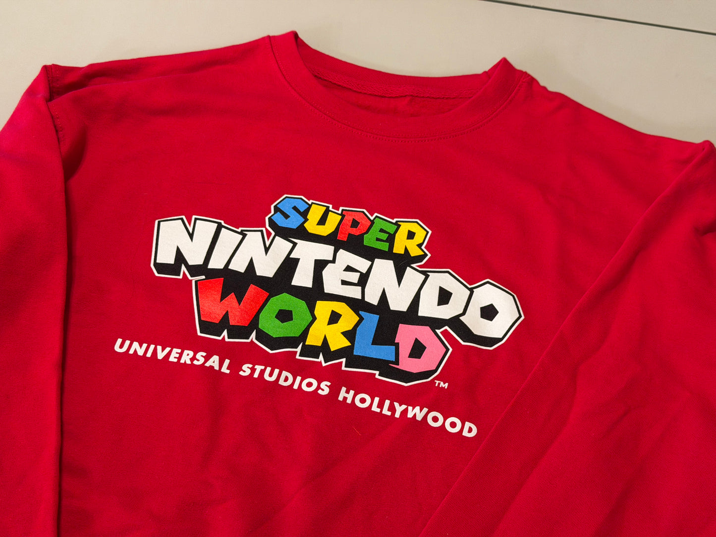 Super Nintendo World Sweatshirt LG