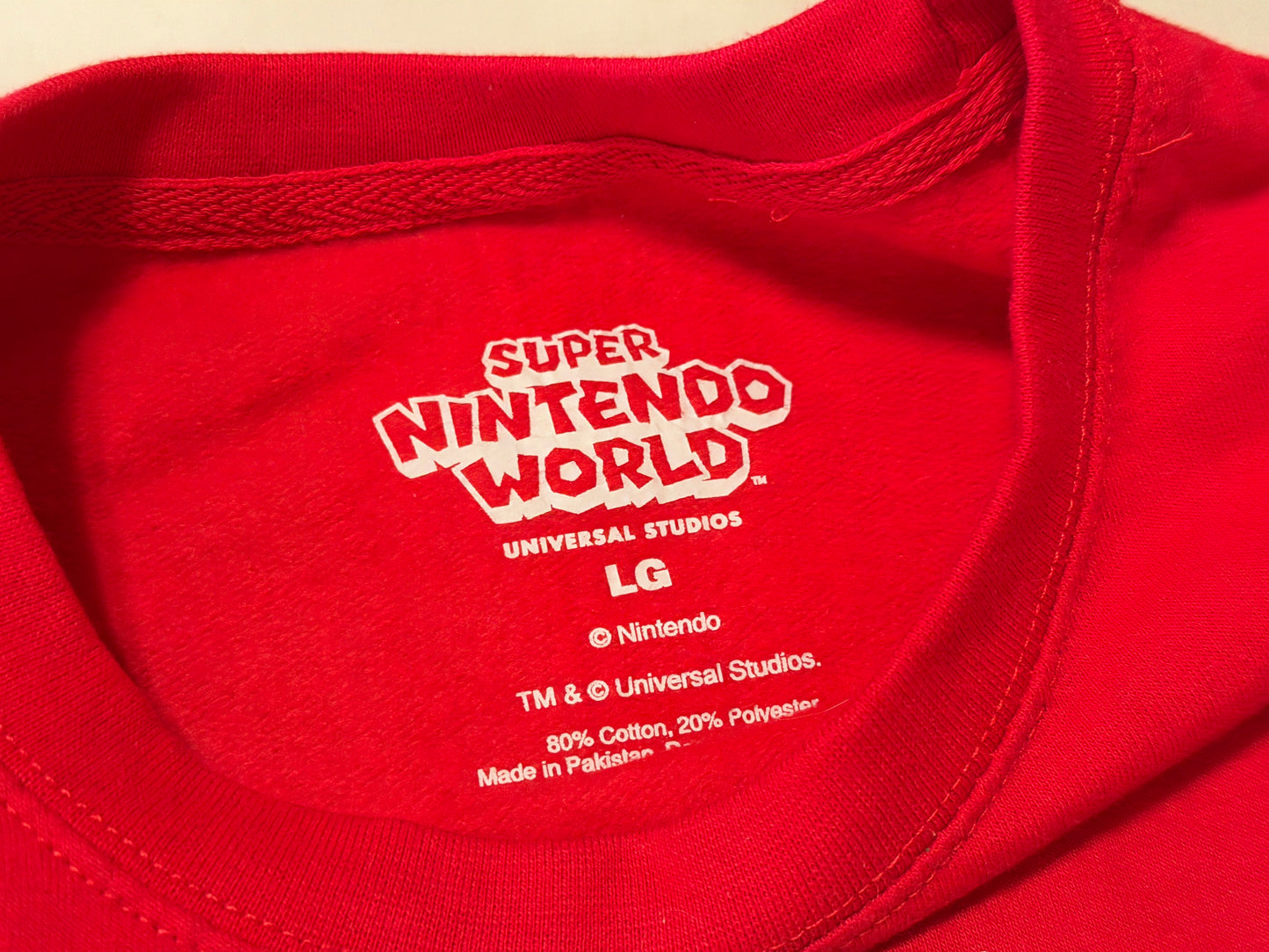 Super Nintendo World Sweatshirt LG