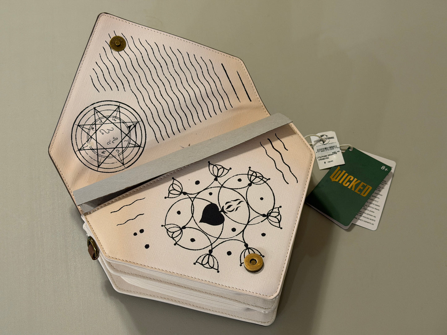 Loungefly Wicked Grimmerie Spell Book Crossbody Bag