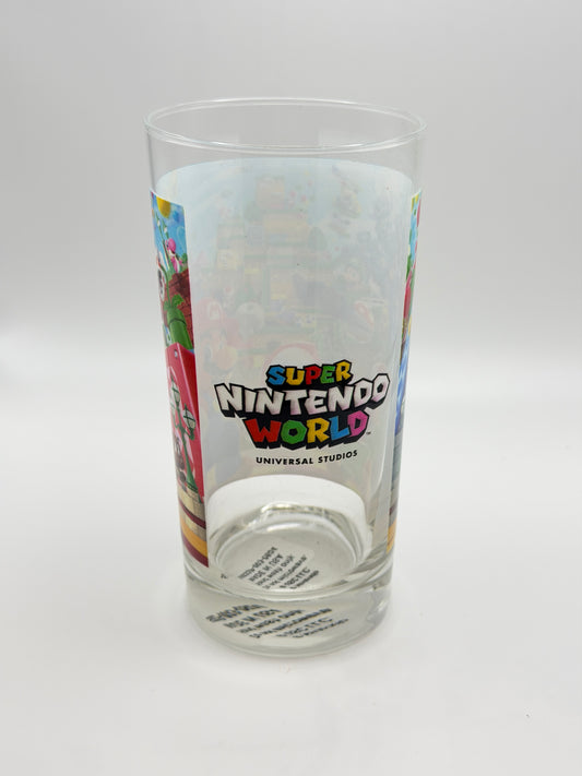 Super Nintendo World Glass & Magnet