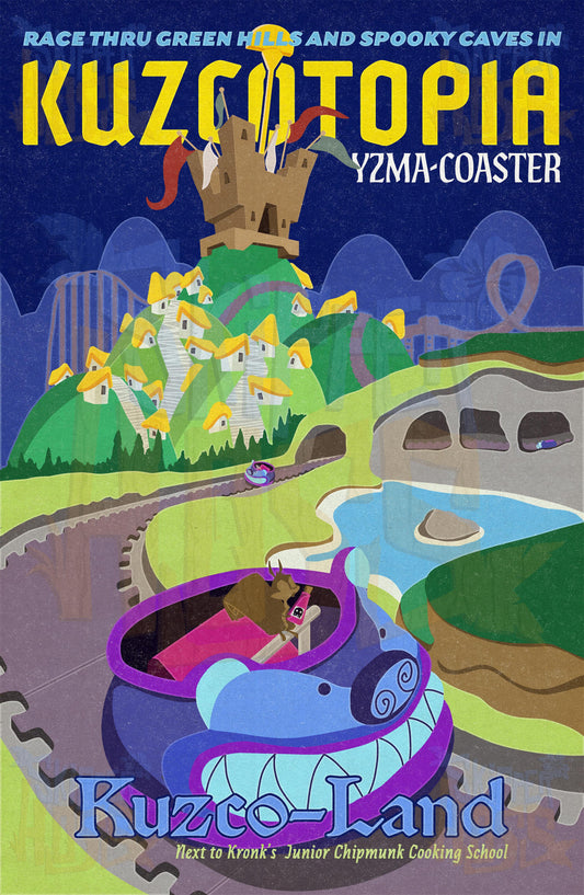 "Kuzco-Land" Poster Print by Skipper Hoss
