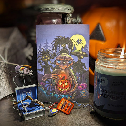 "E.T. Halloween Adventure" Print by Candy Corn Crypt