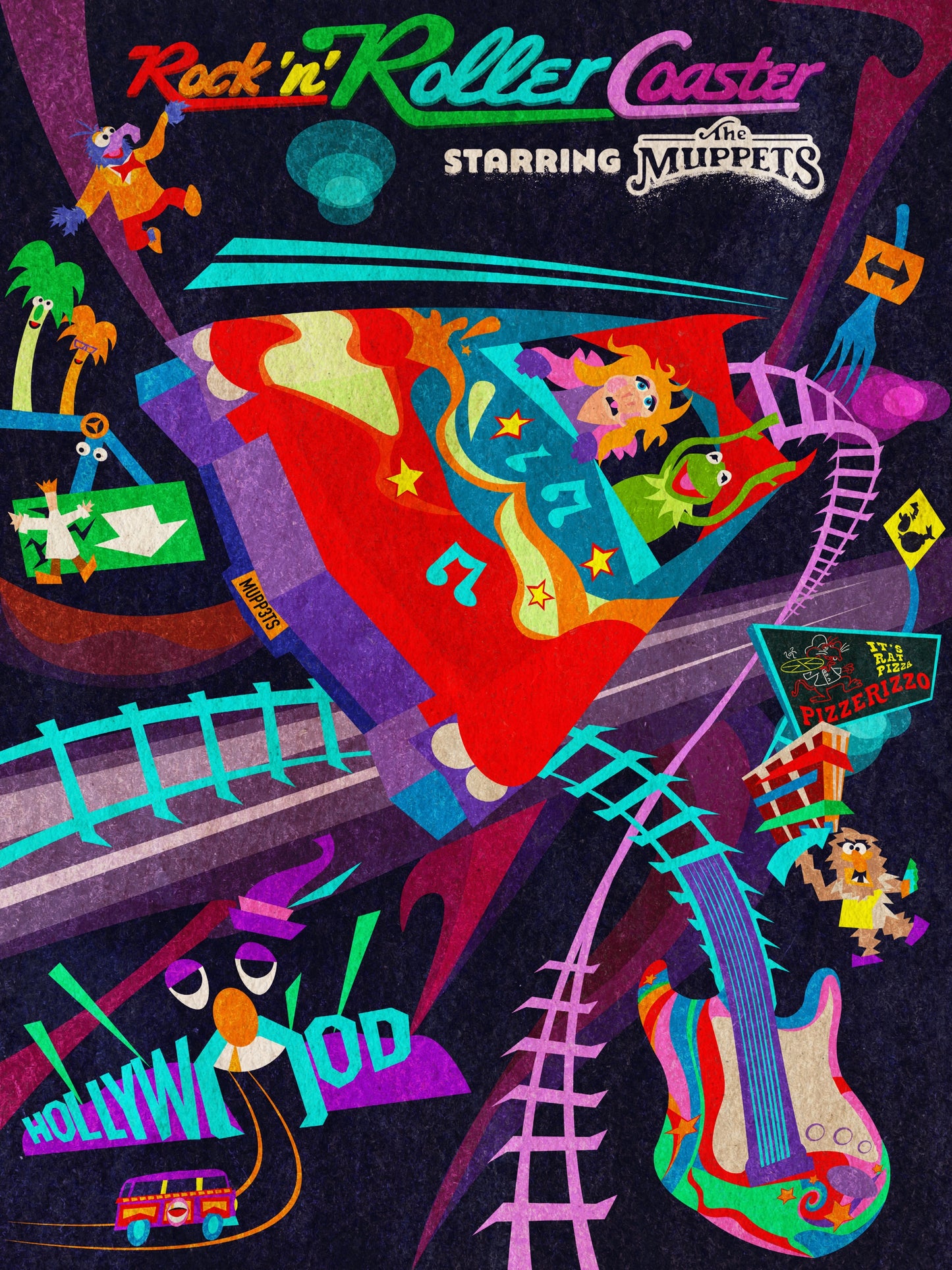 "Rockin' Right Along" Poster Print by The Horizoneer