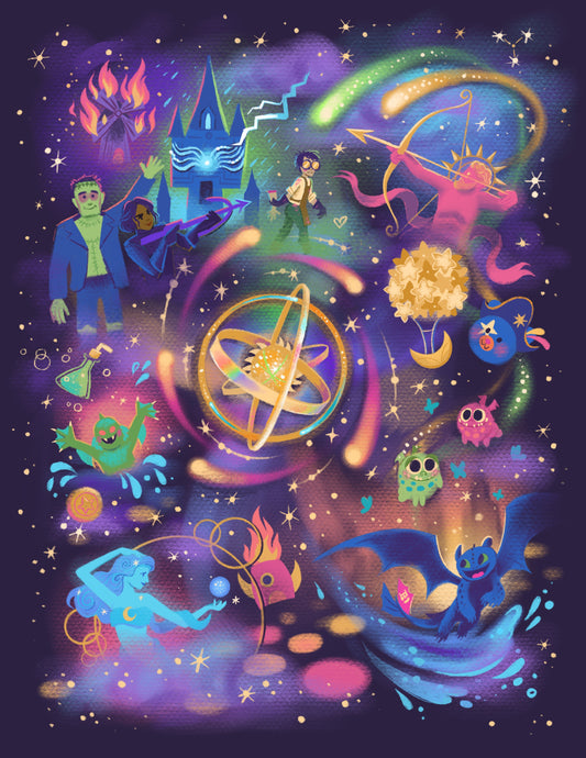 "An Epic Universe Awaits" Print by Sarah Schmidt