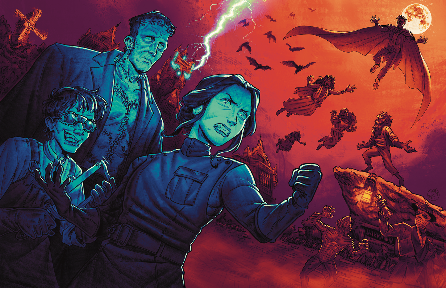 "Darkmoor Showdown" Print by Clara Kay