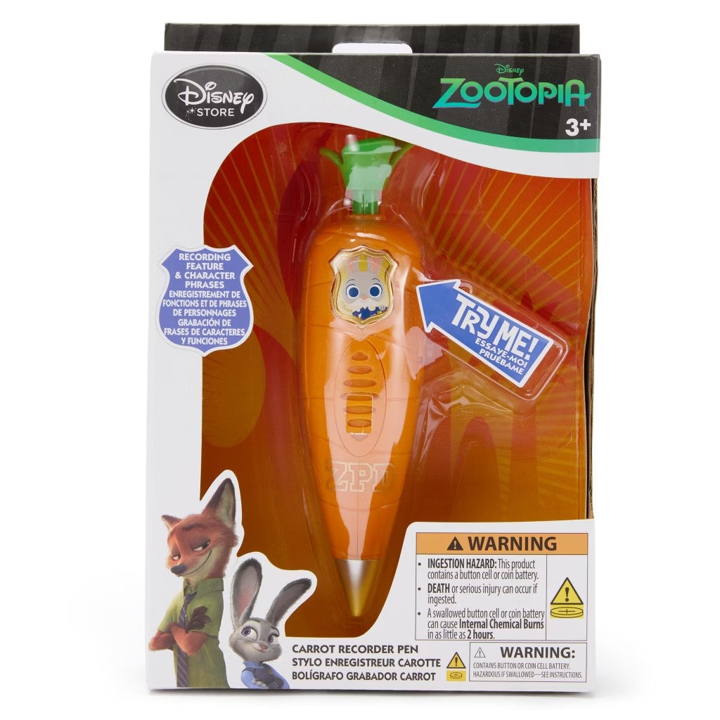 Zootopia Carrot Recorder Pen Toy